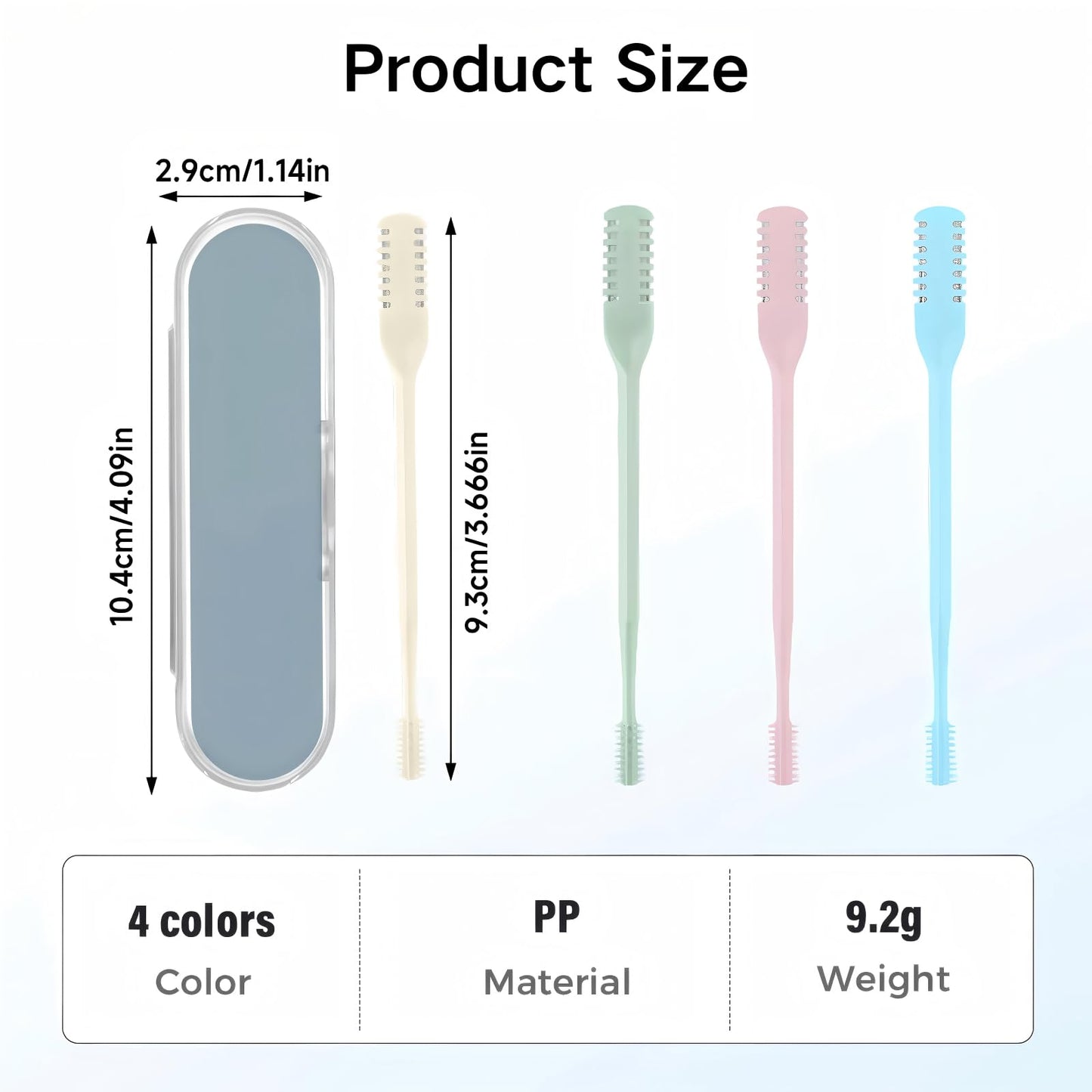 Epeosuc 2-in-1 Nose Hair Trimmer, 2026 New Portable Manual 360° Rotating Nasal Hair Cutter, Nostril Hair Removal Tool with Ear Picker for Travel Essentials (Beige, 3PCS)