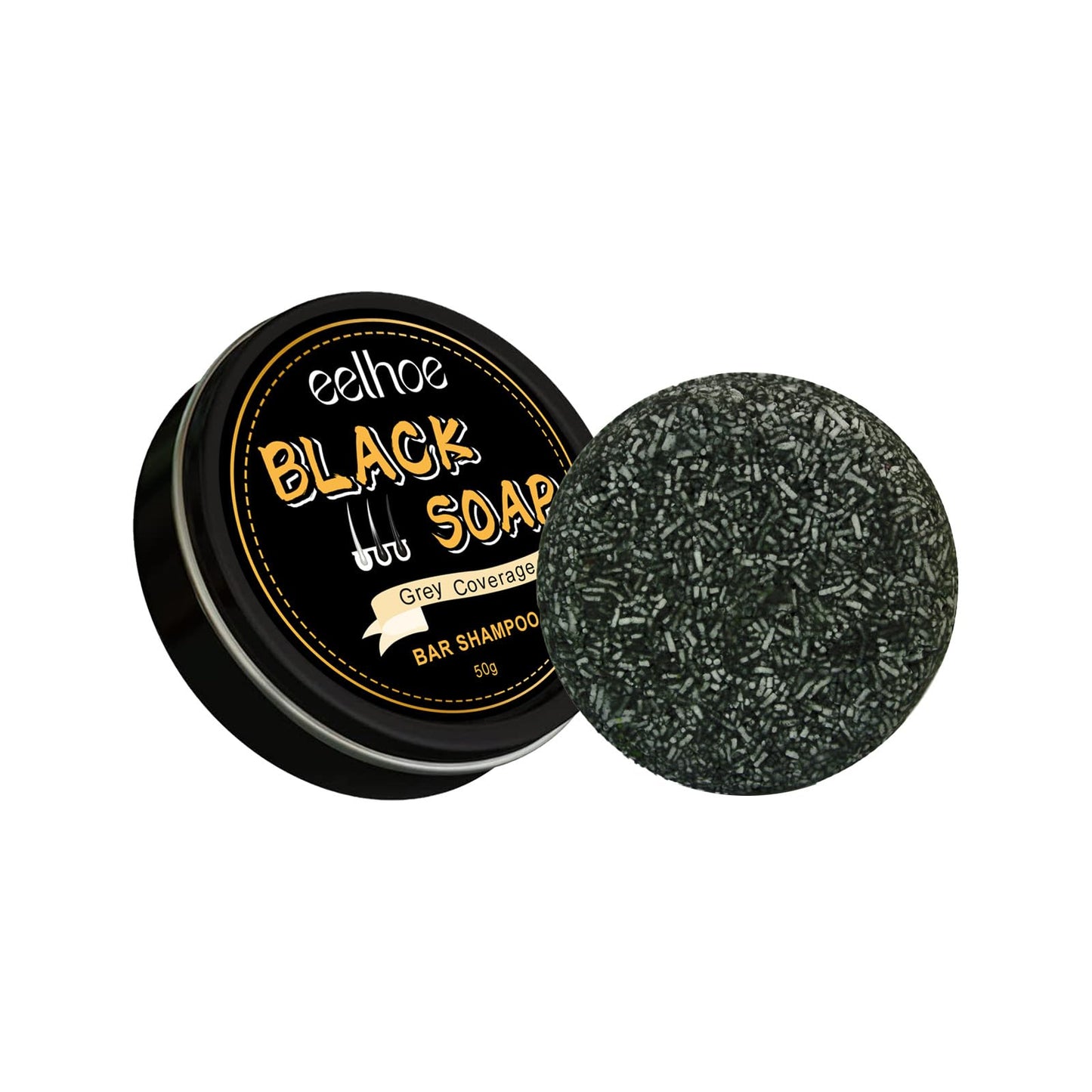 RUXUANHA Black hair soap