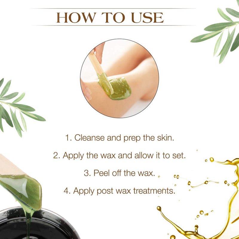 GiGi Olive Oil Flex Soft Wax Hair Removal - Nourishing & Flexible Wax for Smooth Skin, 13oz