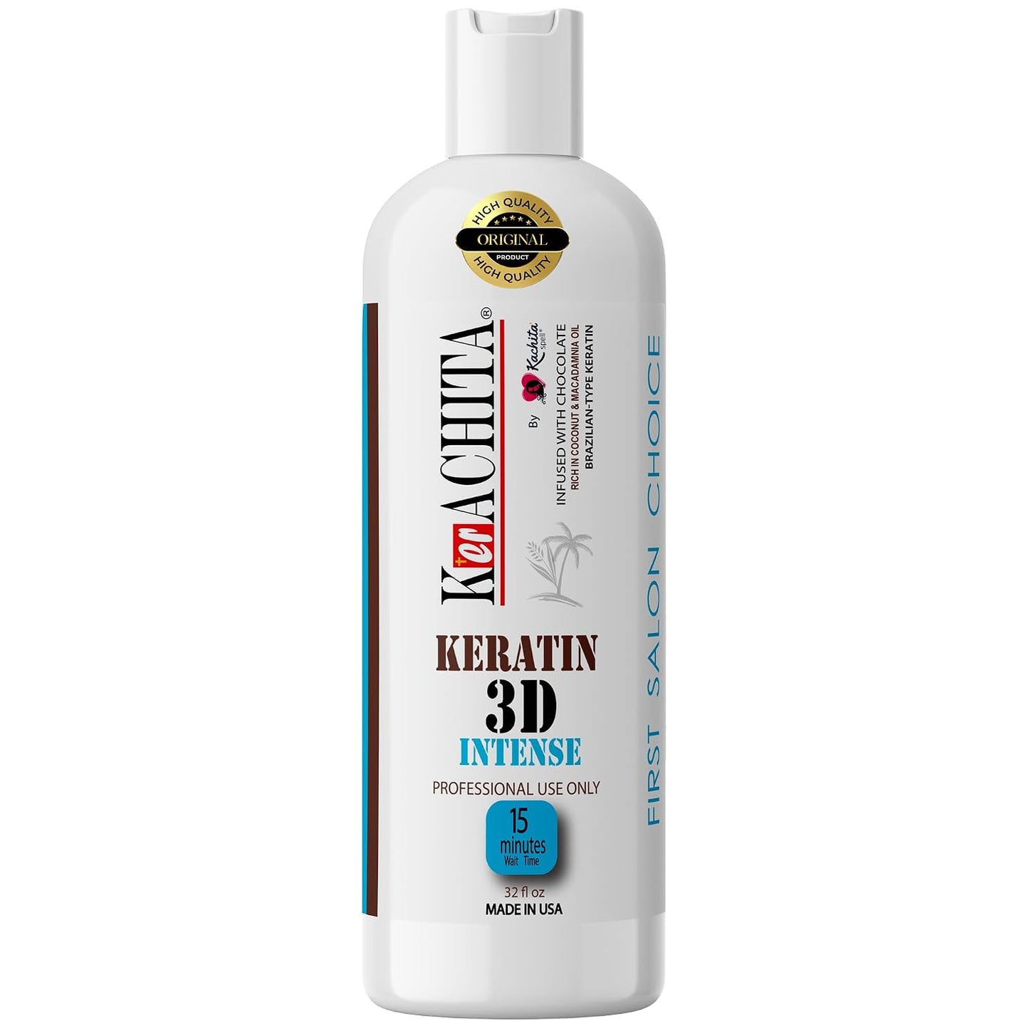 Brazilian Keratin Chocolate Hair Treatment - Extra Strong Intensive Smoothing for Coarse Hair | 32 fl oz