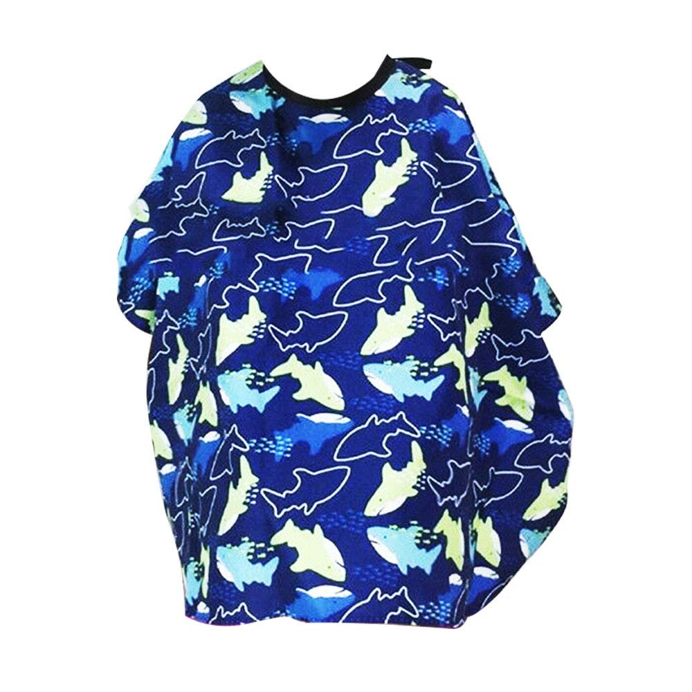 Wixine 1Pcs Kids Colors Salon Waterproof Hair Cut Haircut Barbers Cape Gown Cloth Easy Use