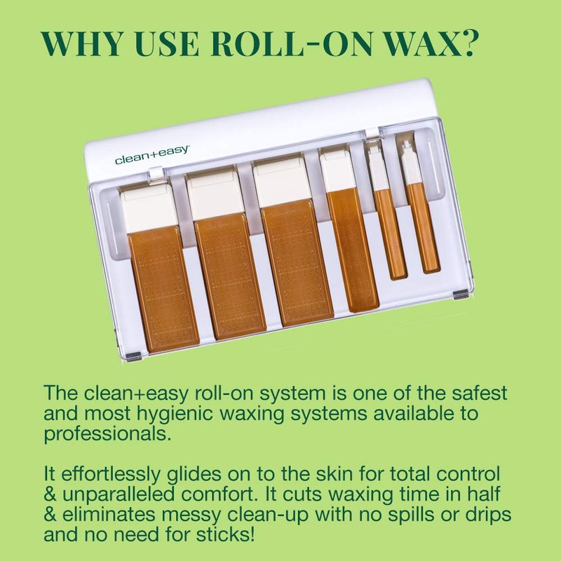 Clean + Easy Waxing Spa Heater - Wax Warmer for Roll-On Cartridges - Multi-Cartridge Warmer Wax Machine for Fast & Efficient Hair Removal, (120V)