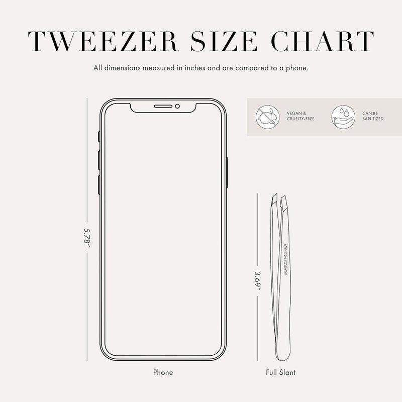 Tweezerman Stainless Steel Point Tweezer - Eyebrow Precision Tweezers, Facial and Ingrown Hair Removal (Rose Gold)