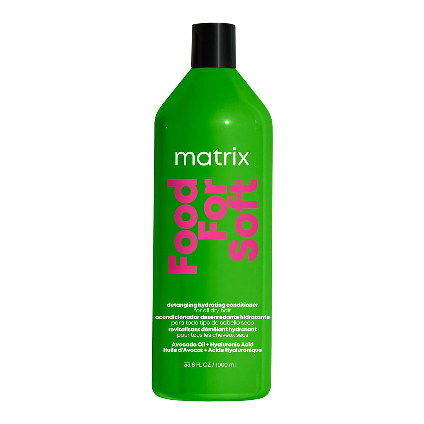 Hydrating Conditioner for Dry, Brittle Hair - Moisturizes & Softens with Avocado Oil & Hyaluronic Acid | Vegan, All Hair Types
