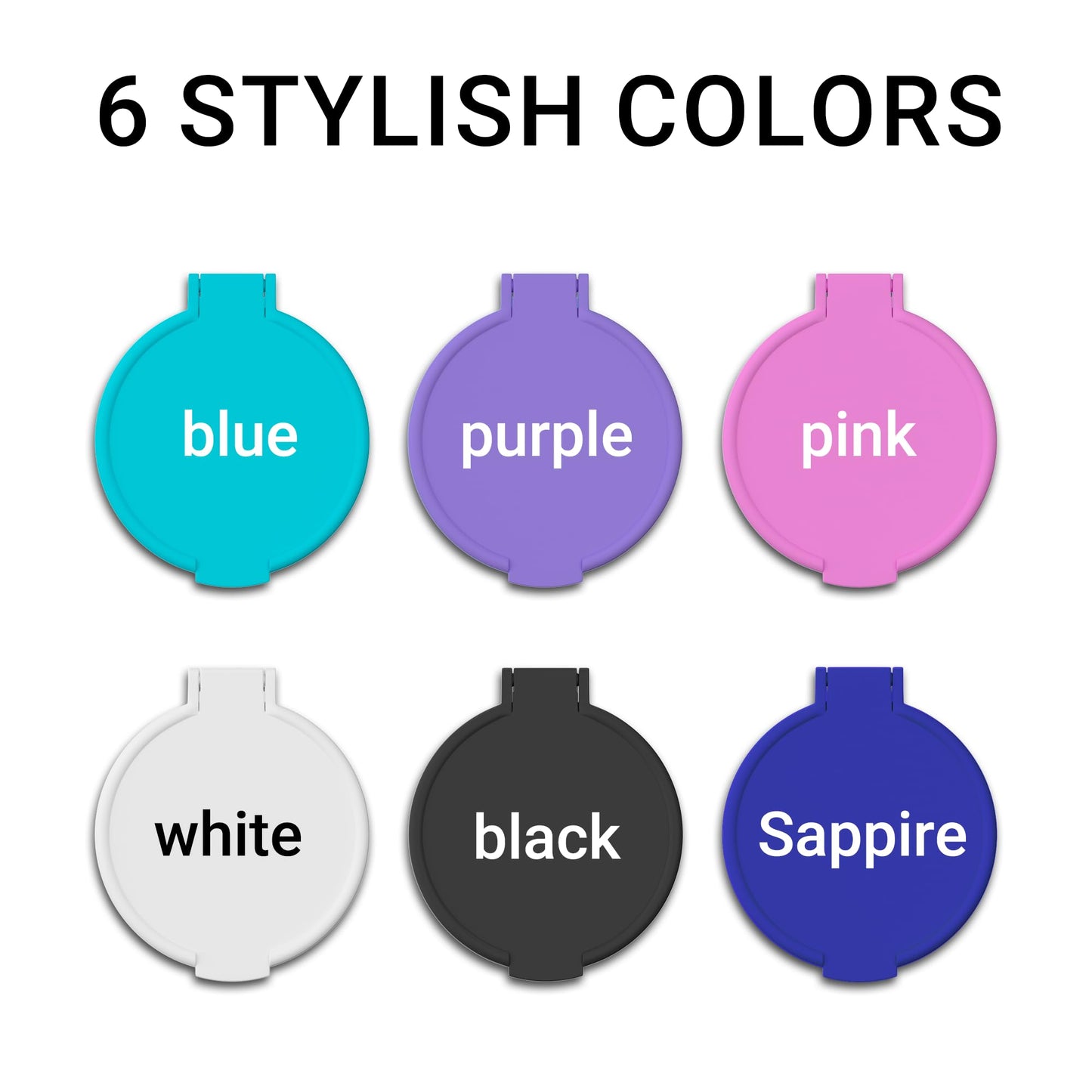 Custom Compact Mirror Bulk,Pack 10-150 Personalized Travel Mirror with Your Logo/Photo/Text,Pocket Handheld Makeup Mirrors for Purse,Personalized Gifts for Branding,Giveaways,Promotion,Party Favors