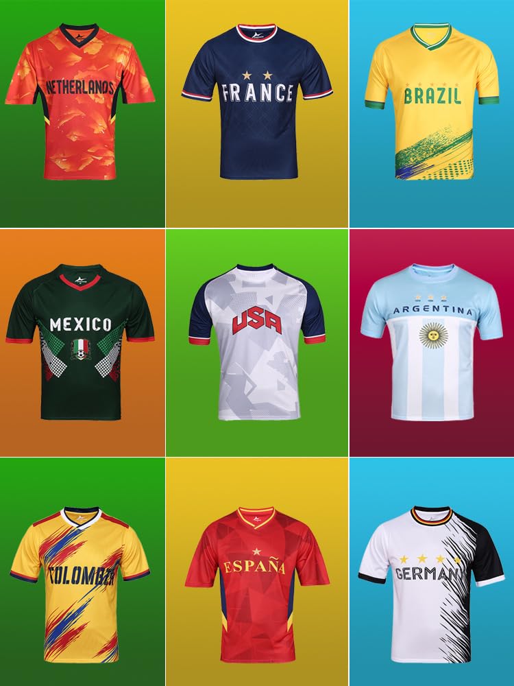 2026 Men's Soccer Jerseys for European/American/Asian/African National Team Fans Football Shirt
