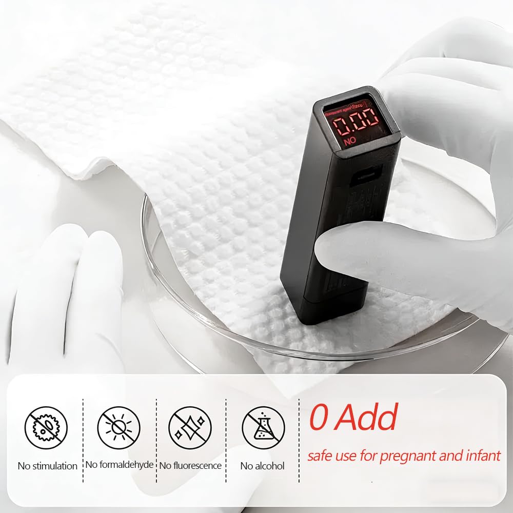 Disposable Face Towels - Soft & Absorbent Hot Towel Dispenser Towels | 80 Pack