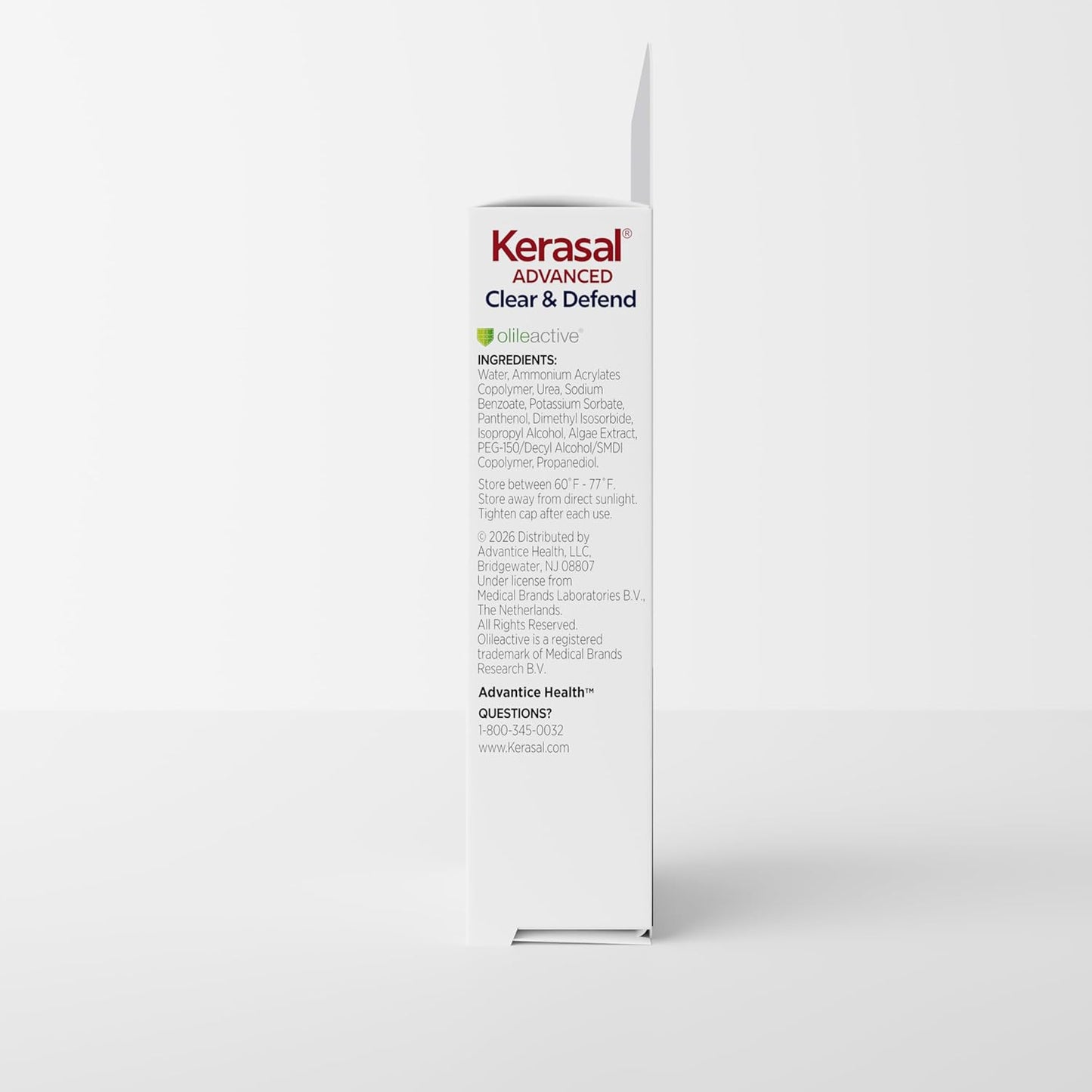 Kerasal Nail Renewal | Advanced Clear & Defend Polish-Compatible Repair with Urea & Spirulina - 0.13 Fl Oz