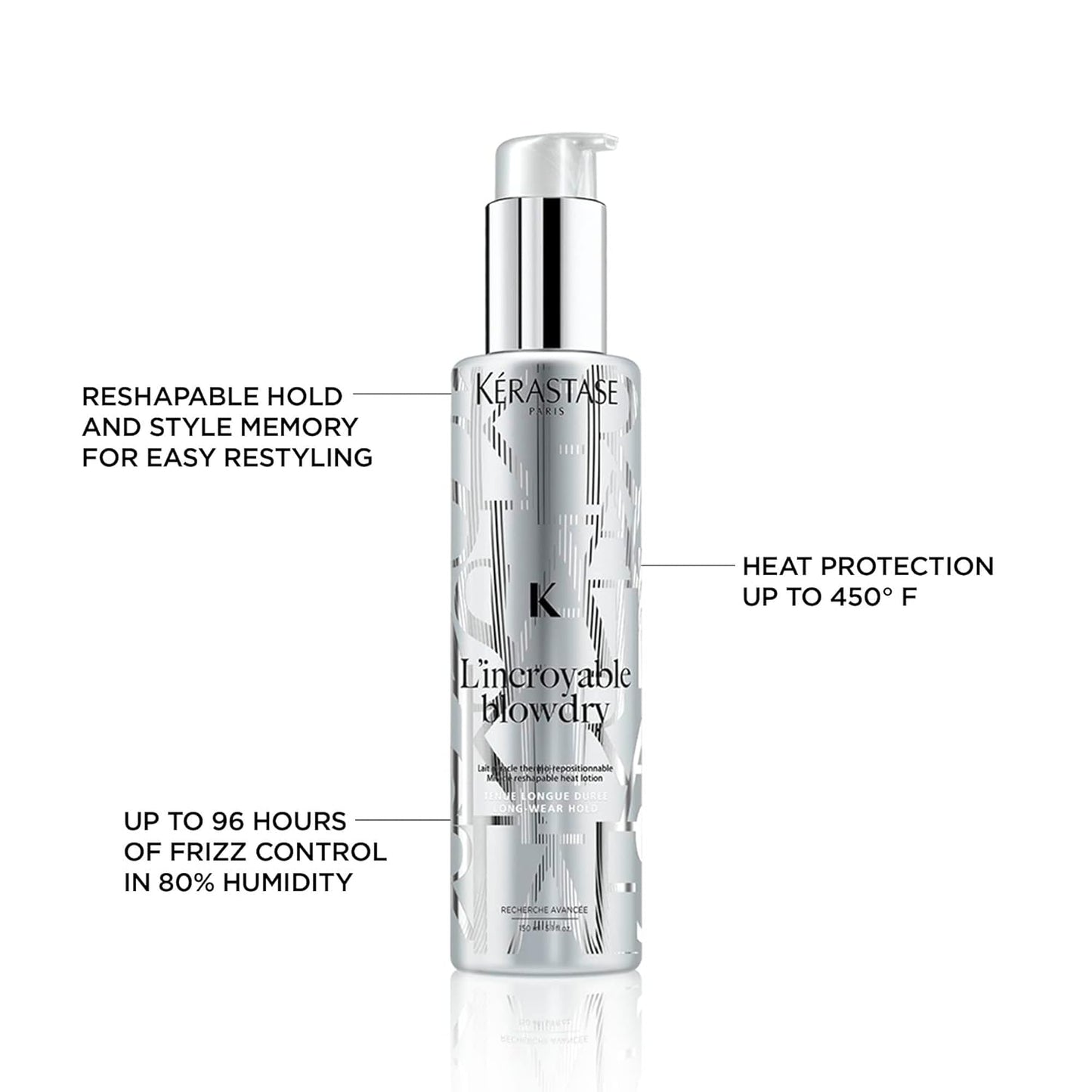 Kérastase L'incroyable Blowdry Serum - Strong Hold Heat Protection Hair Serum | Controls Frizz Up to 450°F