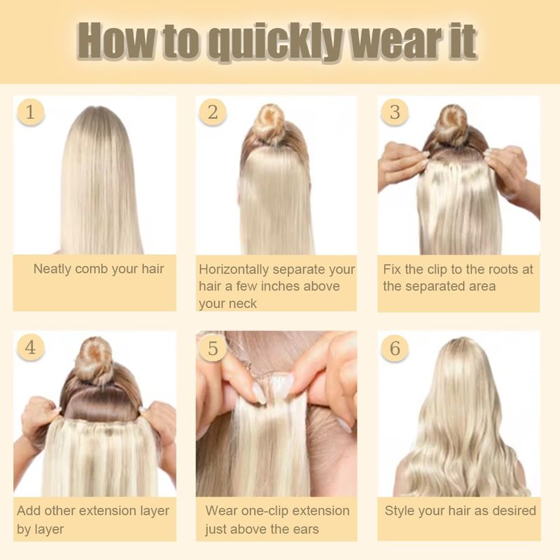 #1B Body Wave Clip in Hair Extensions Real Human Hair, 32 Inch 120g/7Pcs,Full Shine Remy Human Hair,Natural Black Clip ins Brazilian Virgin Human Hair Extensions