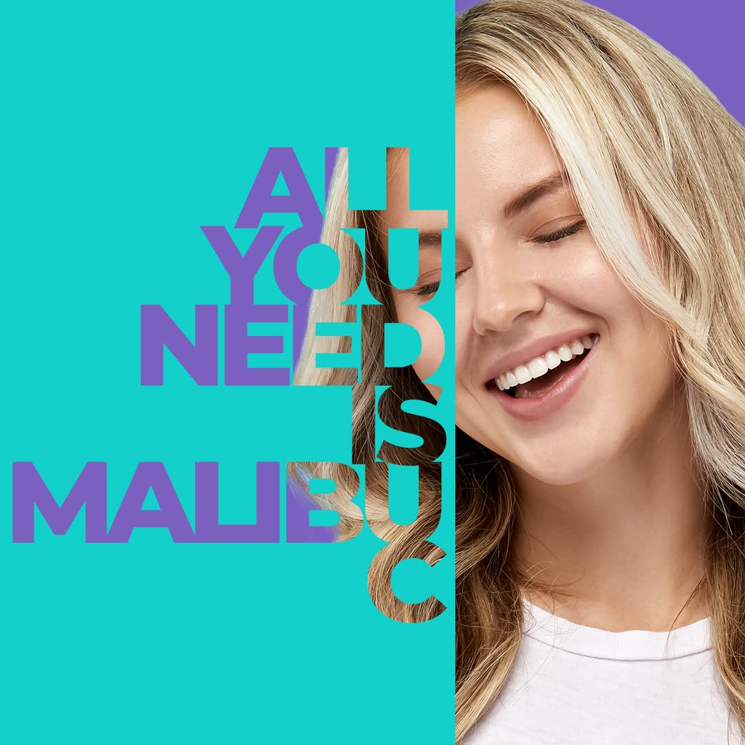 Malibu C Blondes Wellness Remedy - Restore Vibrance & Shine for Bleached, Highlighted, or Natural Blonde Hair | Vitamin C Complex (3 Packets)