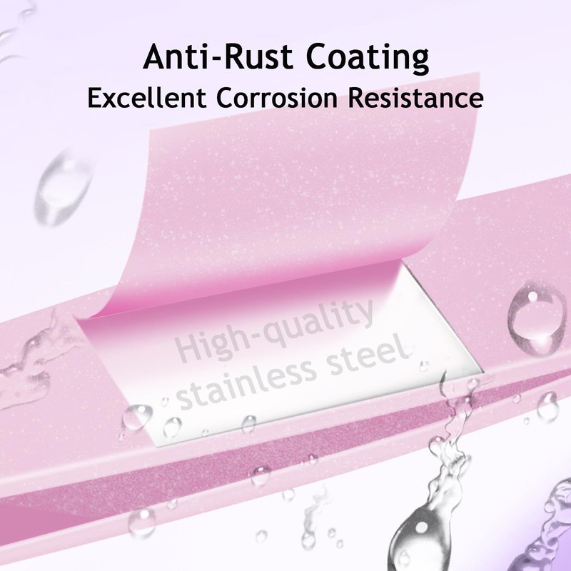 SHILING Professional Precision Tweezers, Stainless Steel Pointed Tip, 0.1mm Ultra-Thin, Pink, Eyebrow and Facial Hair Removal, personal care and makeup tools