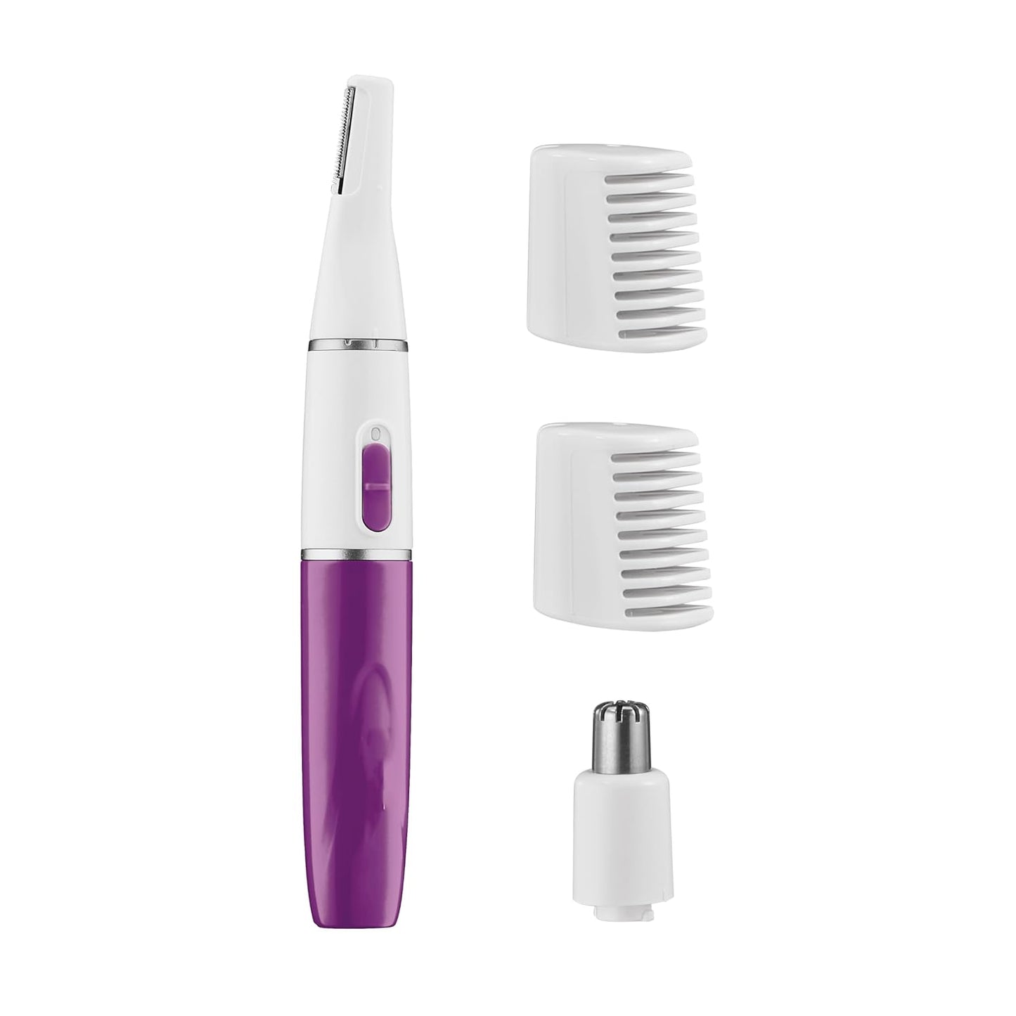 Conair Facial Hair Trimmer for Women - All-in-One Nose, Ear & Eyebrow Grooming | Battery-Powered
