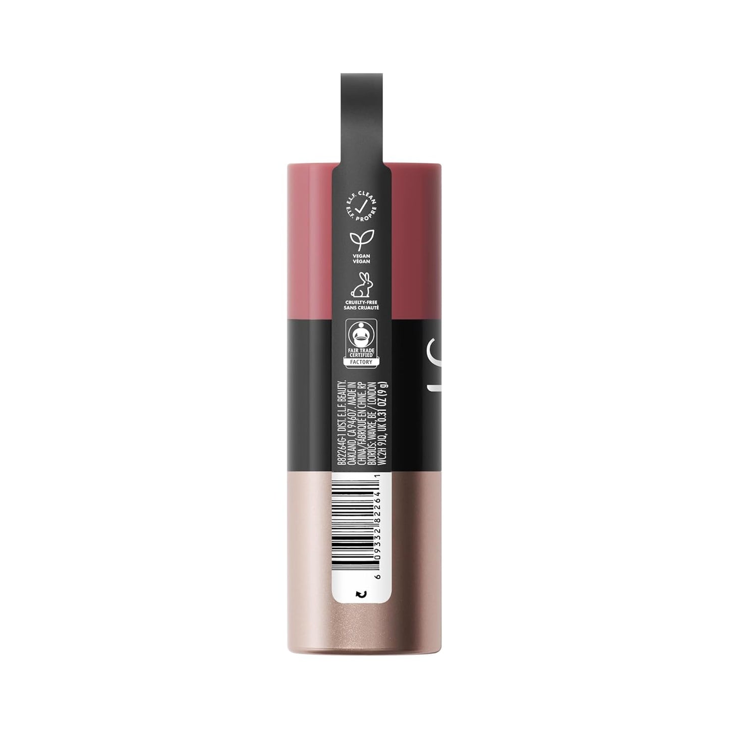 e.l.f. Soft Glam Cream Blush Stick - Buildable Vegan Blush for Natural Flush | Muted Mauve, Shea Butter Formula