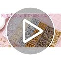 Set-8 Gold Silver Brown White Flatback Pearls for Nail Art & Crafting 4 Sizes