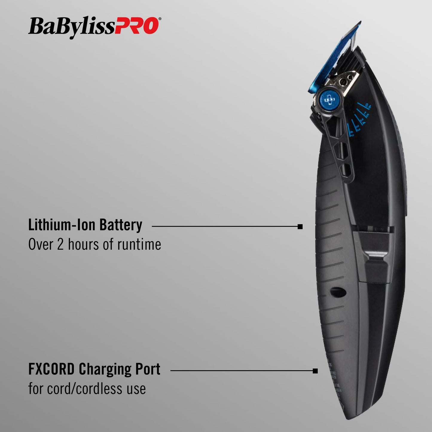 BaBylissPRO LithiumFX+ Cord/Cordless Ergonomic Clipper