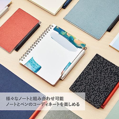 Zebra Pitan 0.5mm Gel Ballpoint Pen with Note Holder - Blue Gray