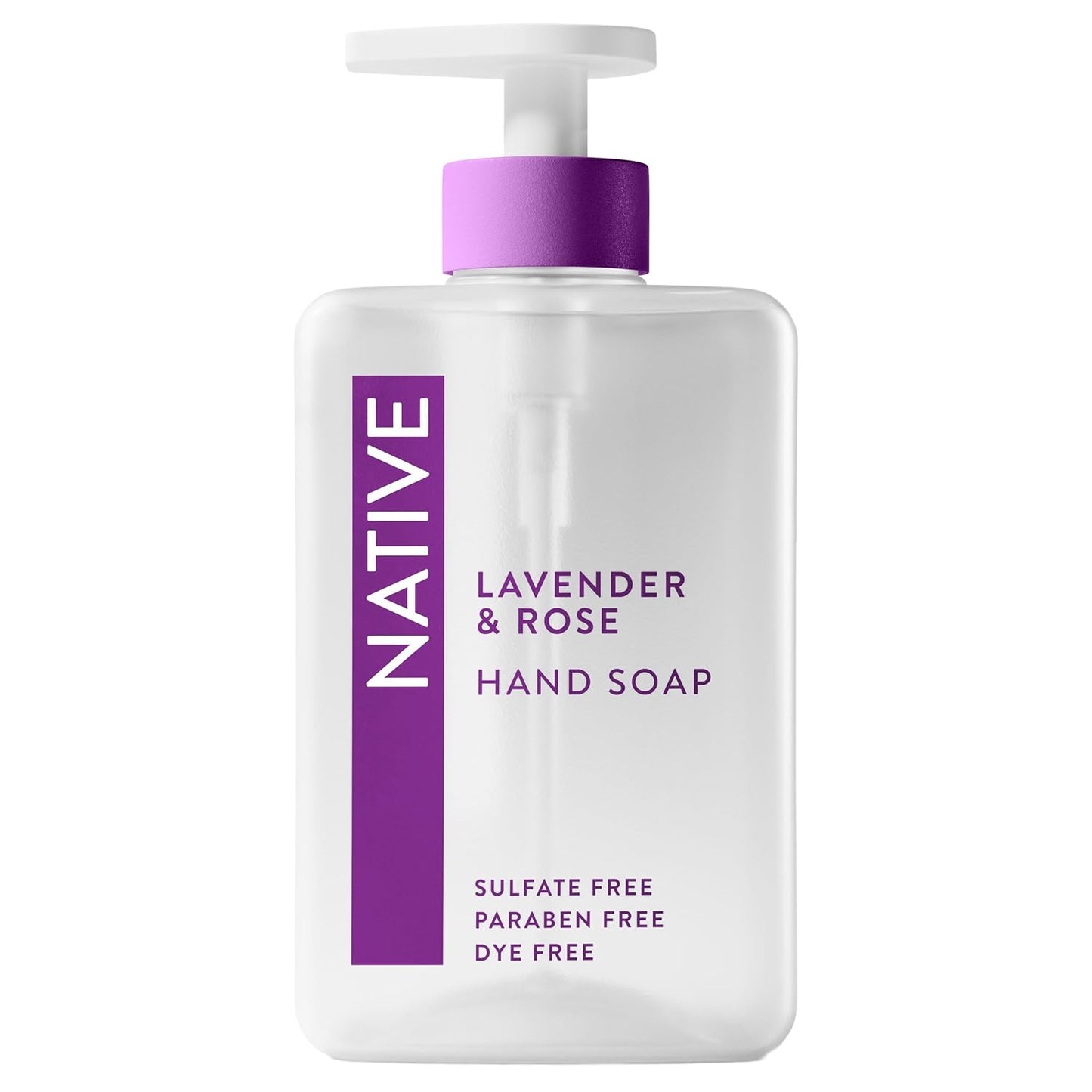 Native Liquid Hand Soap - Coconut & Vanilla Scent | Non-Drying Formula, Plant-Based Cleansers, 13 oz Bottle