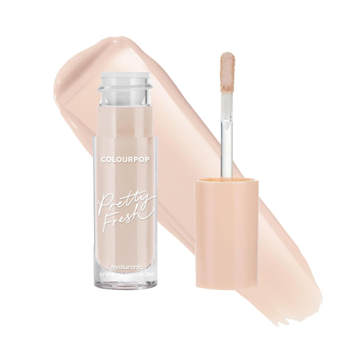 ColourPop Pretty Fresh Creamy Concealer - Full Coverage Hydrating Concealer with Hyaluronic Acid | Light 45W (0.3 oz)