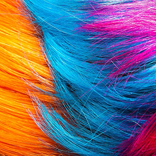 Rainbow Mohawk Wig for Halloween & Costume Parties - Eco-Friendly
