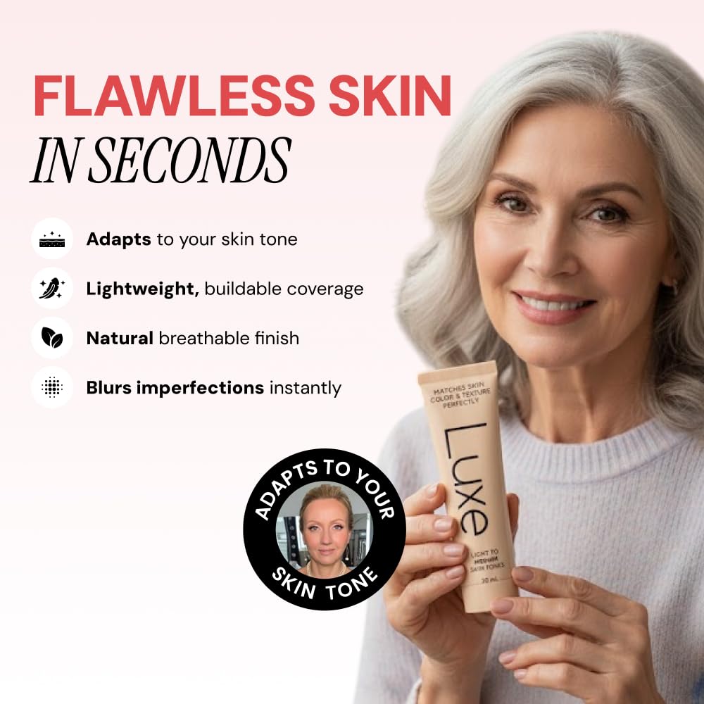Color Changing Foundation - Luxe Formula for Flawless Skin | Light Shade