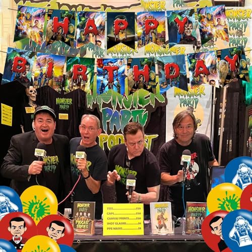 Goosebumps Birthday Party Decorations Set - Banner, Balloons, Cake Toppers