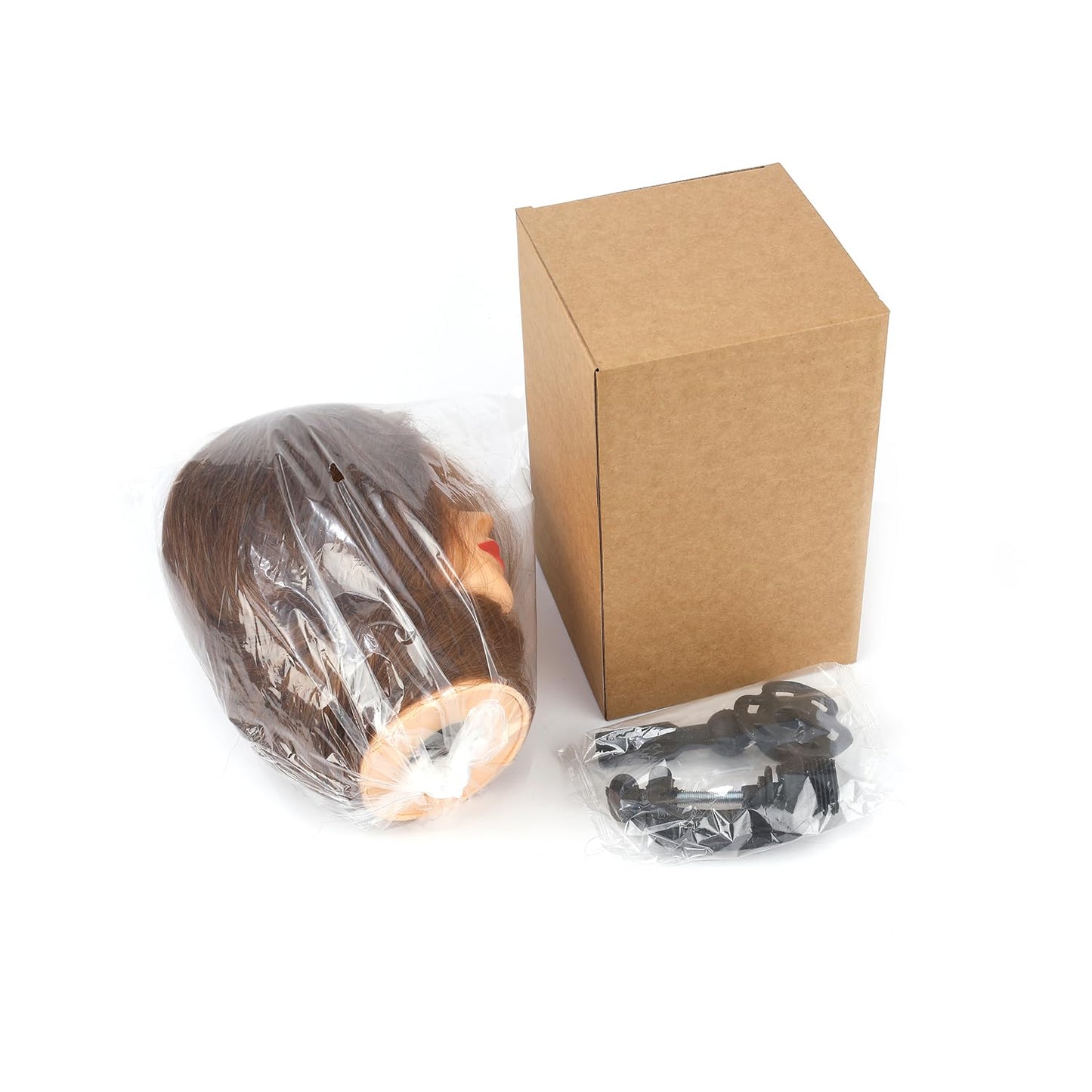 POLRISLY Mannequin Head with Hair 80% Human Hair Doll Head 26"-28" Hairdresser Practice Training Head Cosmetology Manikin with Clamp - #27 Golden