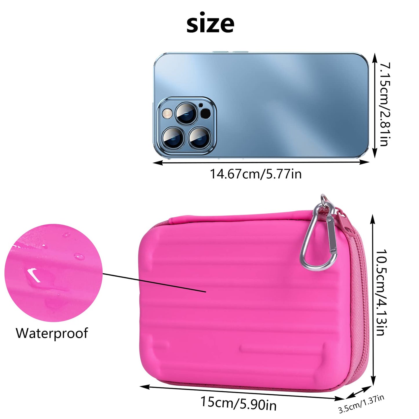 AOLIKOKO All in One Makeup Kit for Women - Full Professional Kit With Pressed Powder, Blush, Eyeliner, Eyeshadow, Mascara, Lip Gloss and Lipstick (Pink)