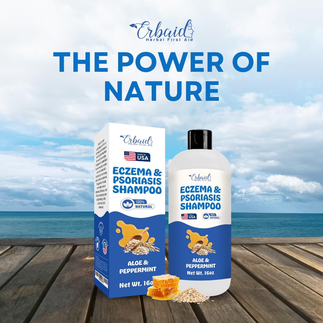 Eczema Shampoo - All-Natural Treatment for Dry, Itchy Skin | Daily Scalp Relief for Men, Women & Kids