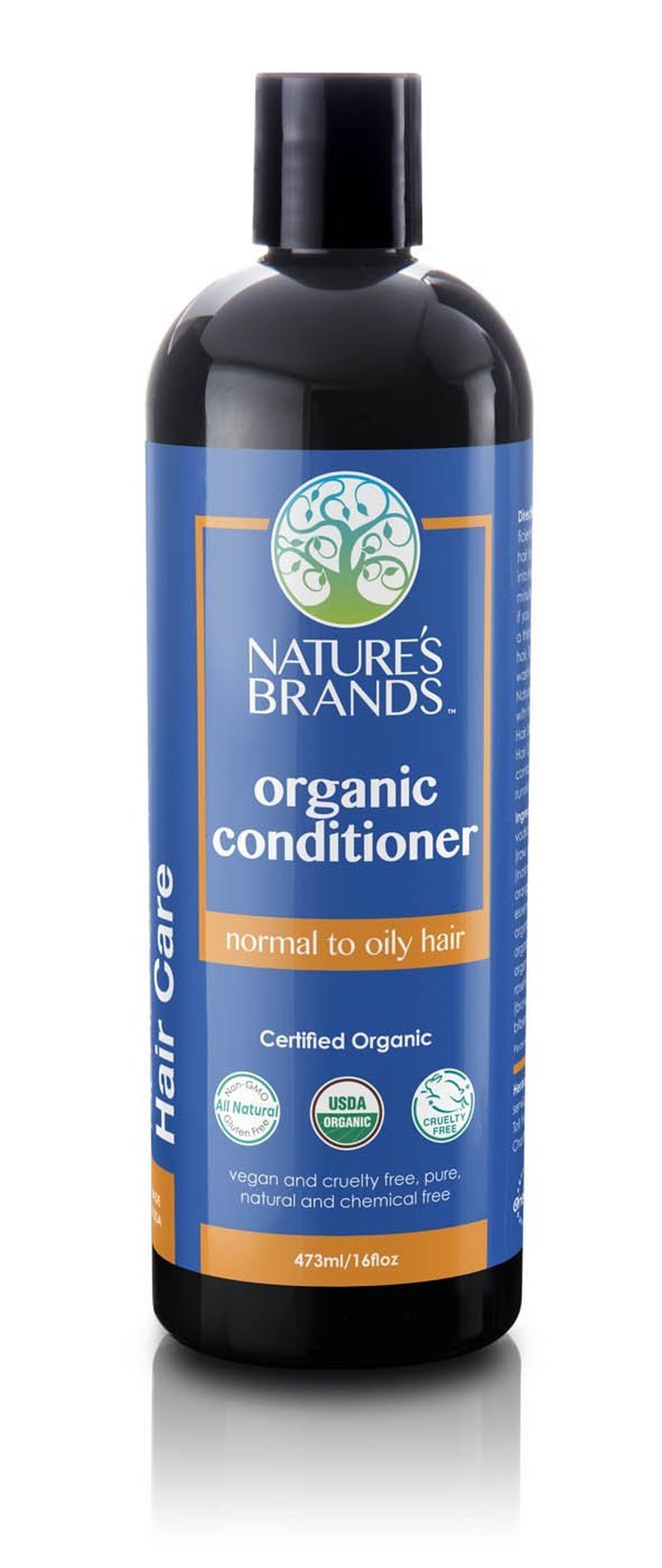 Organic Conditioner, Normal to Oily Hair; 16floz by Herbal Choice Mari