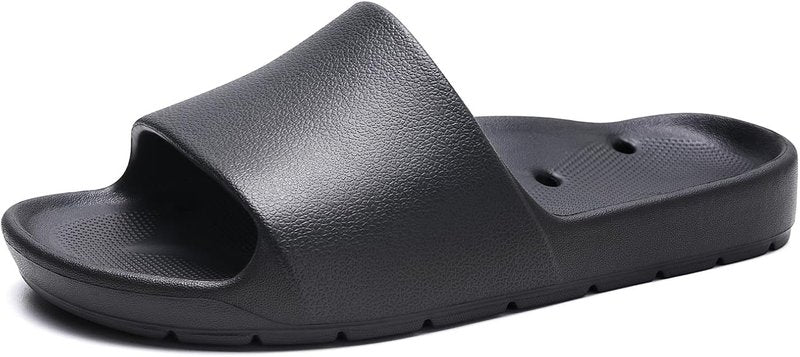 Arch Support Slides - Quick Drying Shower Shoes for Men & Women | Soft Cushioned Anti-Slip Pool Slides