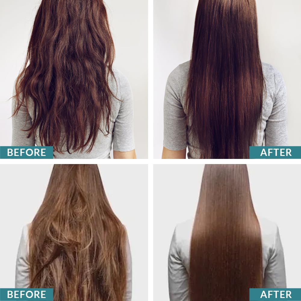 KERAGEN At-Home Keratin Smoothing Treatment Kit – Formaldehyde-Free Express Blowout for Coarse & Frizzy Hair | 0-Hour Wait Time, Instant Wash-Ready Formula | Cruelty-Free, Made in USA | 2 oz