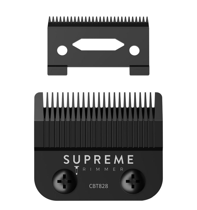 Supreme Trimmer Vader Clipper with DLC Taper Blade STC5098 | 210 Min Run Time 7500 RPM Hair Trimmer | Professional Brushless Motor Barber Clipper | Red