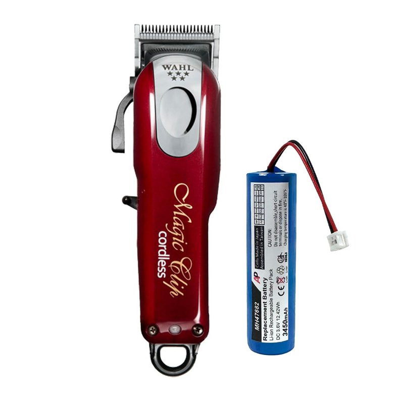 Artisan Power Replacement Li-ion Battery for Wahl Magic Clip, Senior Cordless, Designer, Super Taper Cordless, Sterling 4, Beretto Black Stealth & Chrome Clippers. 3450 mAh