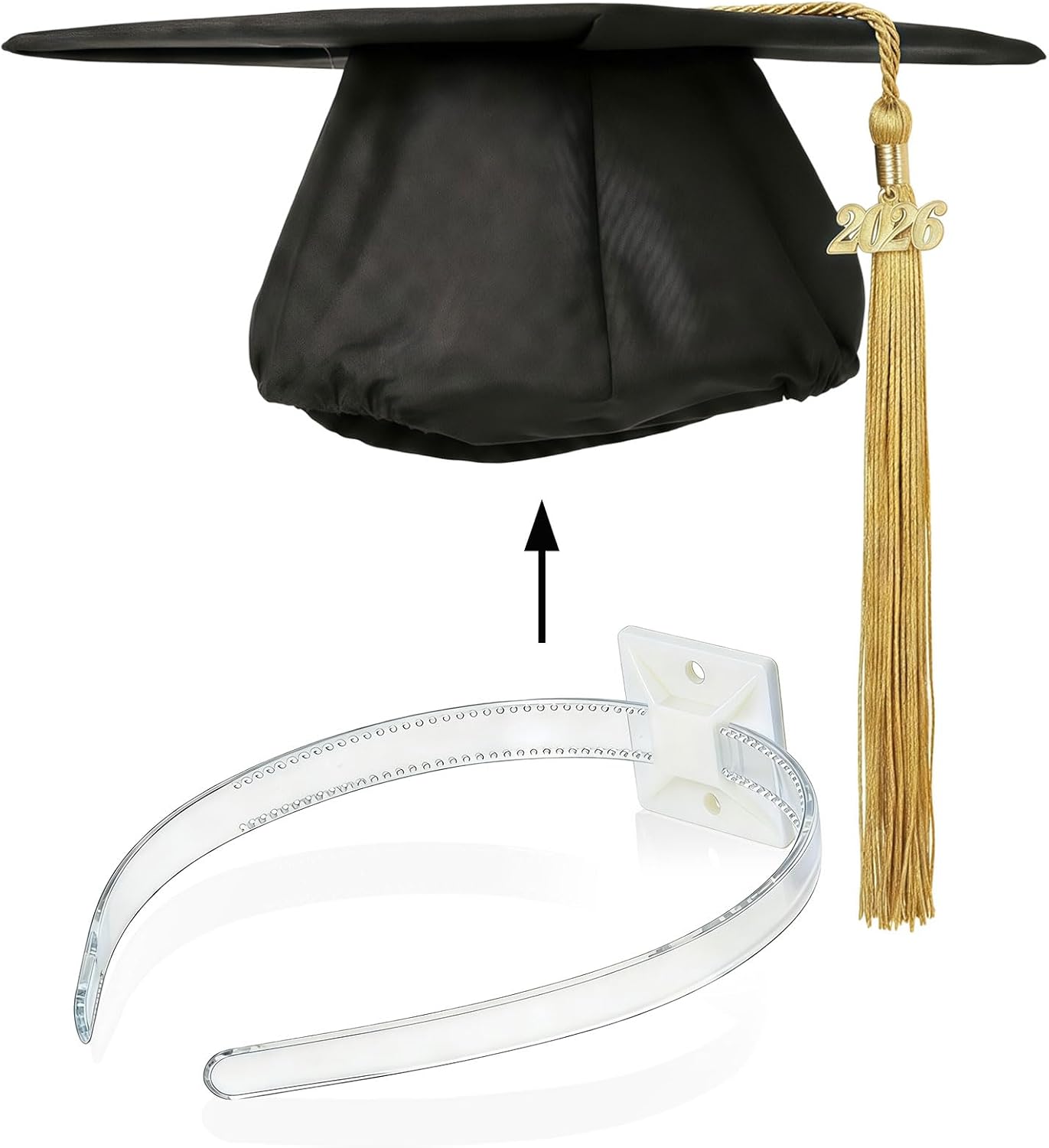 Graduation Cap Headband Insert - Comfortable Fit for Caps | Adjustable Size