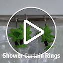 Twofishes Decorative Coconut Tree Shower Curtain Hooks - Pack of 12