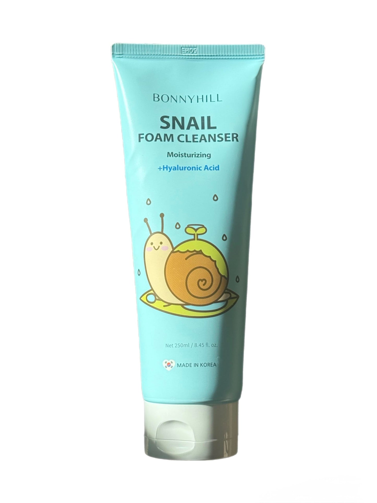 BONNY HILL Snail Foam Cleanser, Moisturizing + Hyaluronic Acid 250ml/8.45 fl oz, Korean Skincare (Snail)