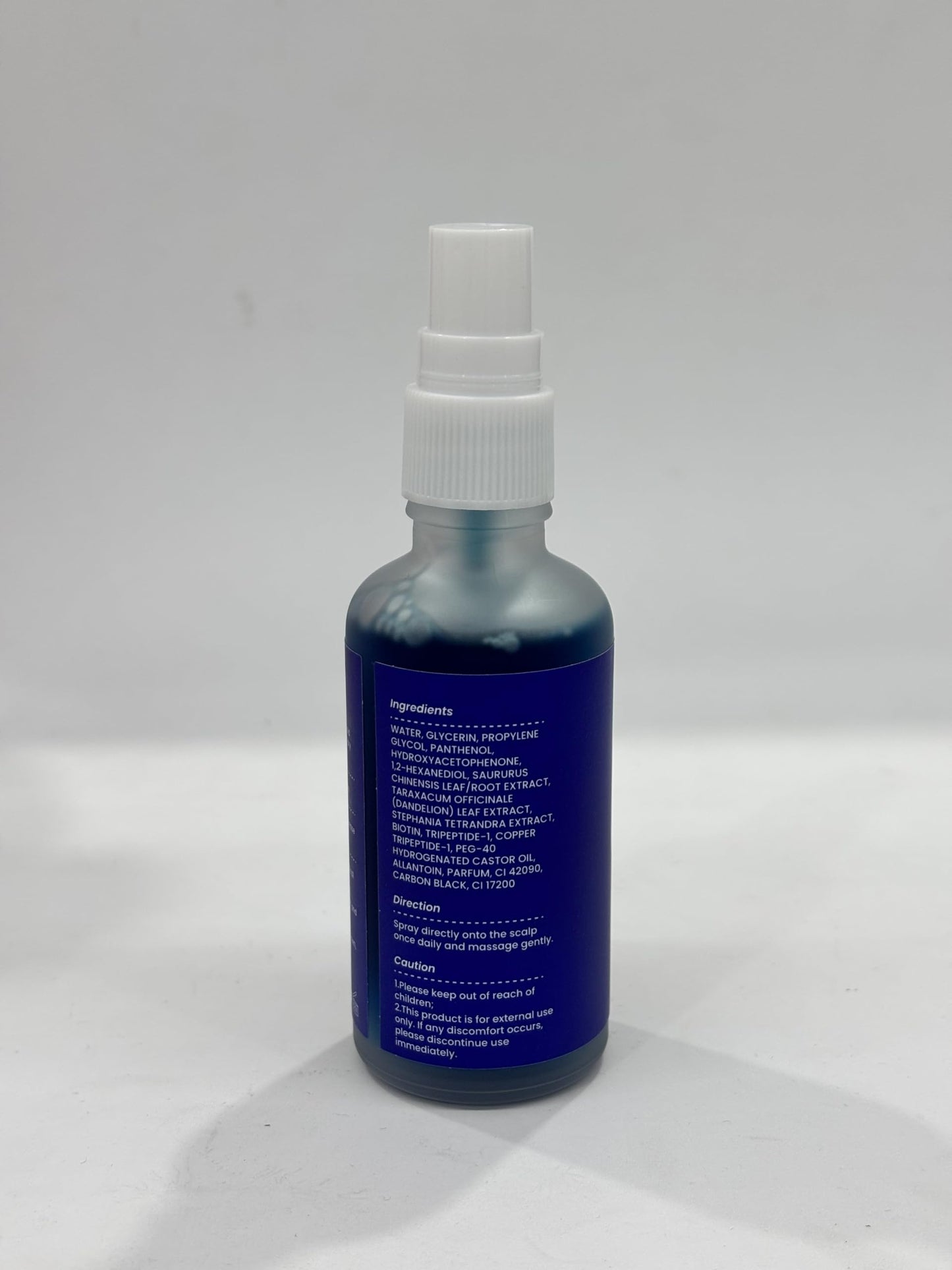 GHK-Cu Copper Peptide Serum for Thinning Hair & Scalp Care, Lightweight GHK-Cu Peptide Hair Treatment, Hydrating & Non-Greasy Formula for Men & Women, 1.69 FlOz