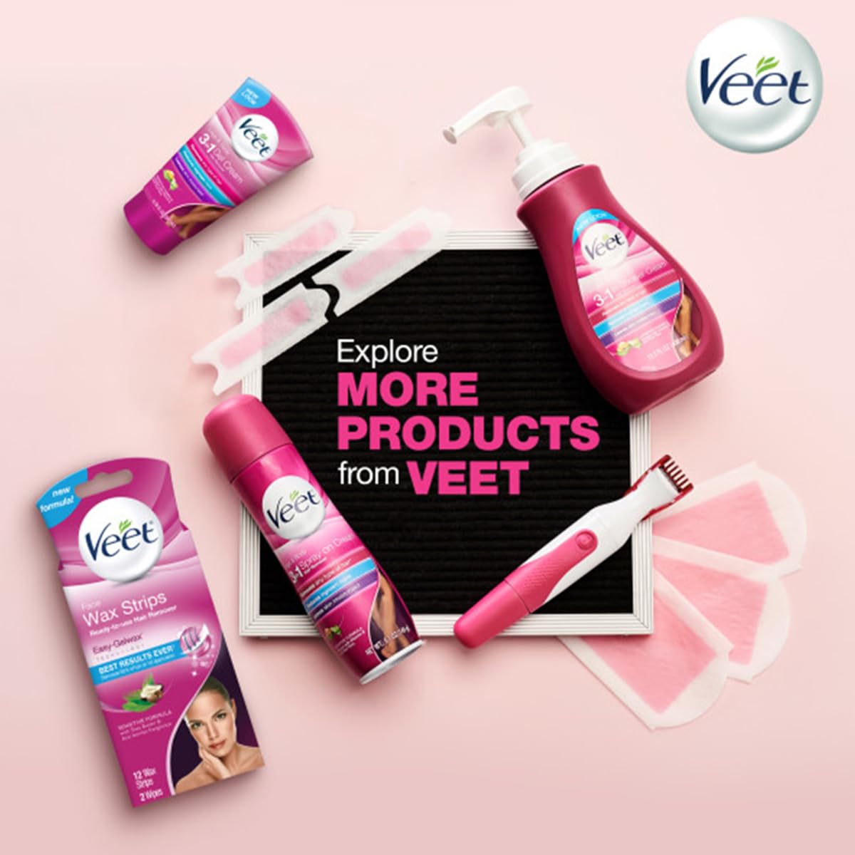Veet Hair Removal Gel Cream, Sensitive Skin Formula 6.76 fl oz (200 ml)
