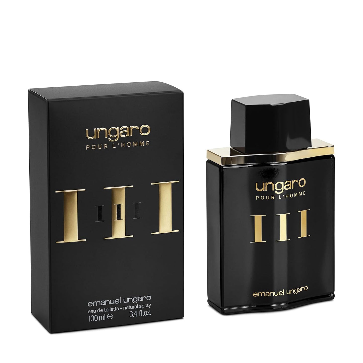 Emanuel Ungaro Pour L'Homme III Cologne Spray for Men - 3.4 Fl Oz | Elegant Fragrance
