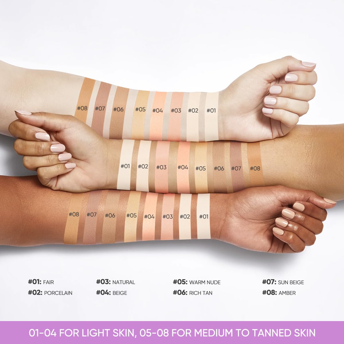 MINIMELI Always-on Full Coverage Creamy Foundation, Waterproof & Long Lasting BB Cushion, with SPF 30 Foundation Makeup Buildable Formula - Blurring, Smoothing & Nourishing (#05 Warm Nude)