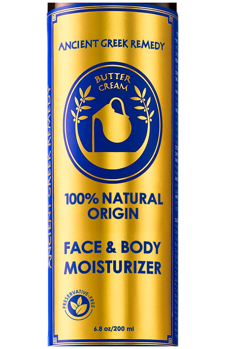 Organic Face Moisturizer for Dry Skin - Anti-Aging Body Butter with Almond, Jojoba & Lavender Oil | 3.4 oz