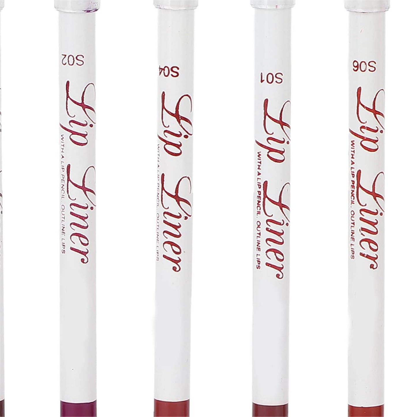 ANGGREK Lip Liner Set - 6 Matte Long-Lasting Pigmented Pencils | Professional Quality Makeup