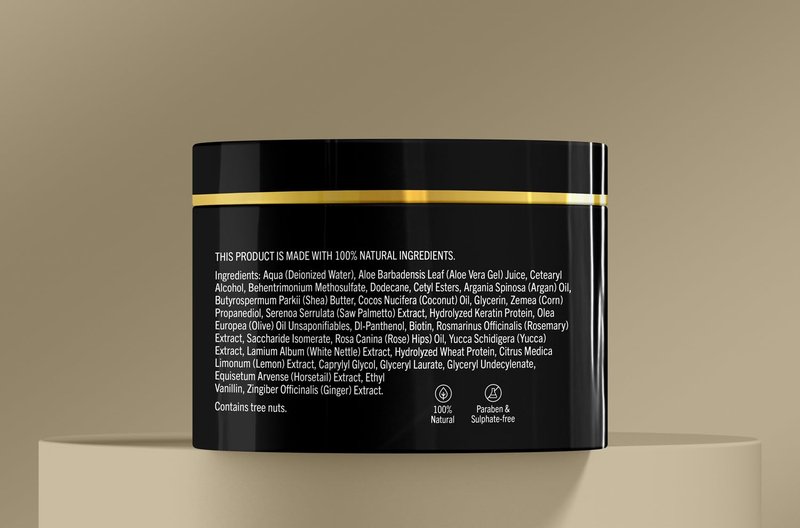 Deep Hair Mask for Damaged Hair - All-in-One Repair Treatment | Nourishing Formula