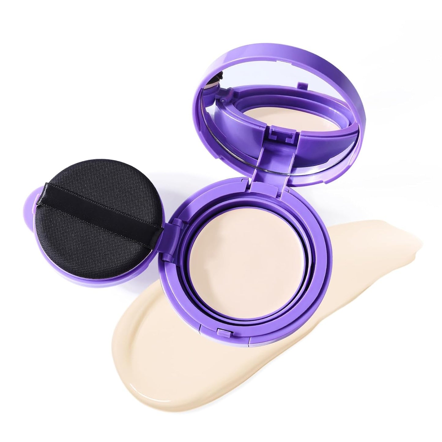 Balm Foundation for Mature Skin - Hydrating, Buildable Coverage | Blurs Fine Lines & Smooths Texture (Light, 1)