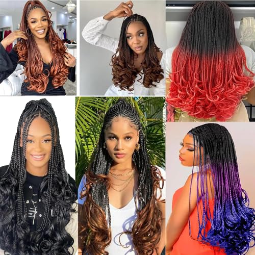22 Inch Body Wave Hair Extensions - 3 Bundles Synthetic Brown Black