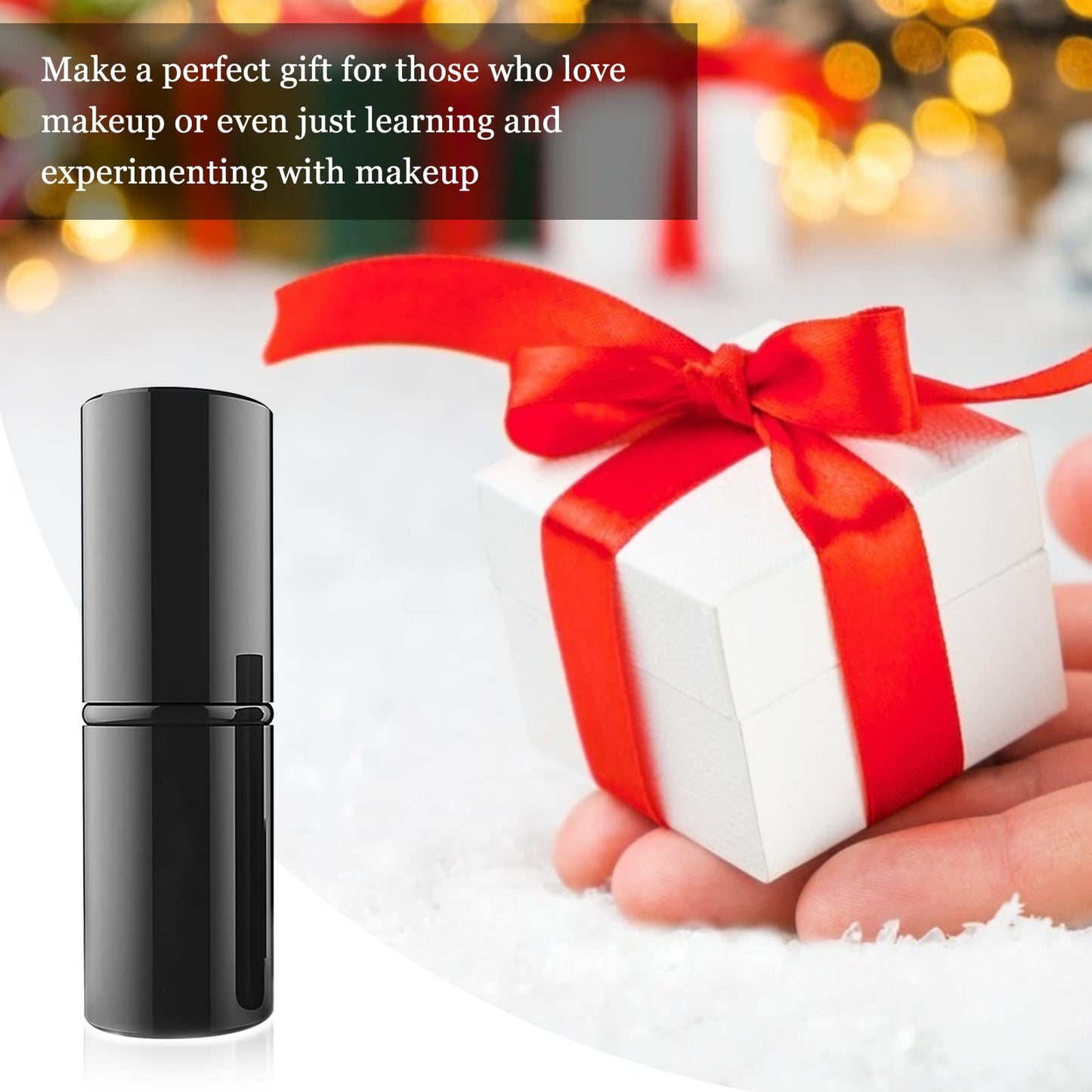 Falliny Retractable Kabuki Makeup Brush, Travel Powder Foundation Professional Blush Makeup Brushes With Aluminum Handle for Liquid, Cream, Cosmetics, Loose Powder