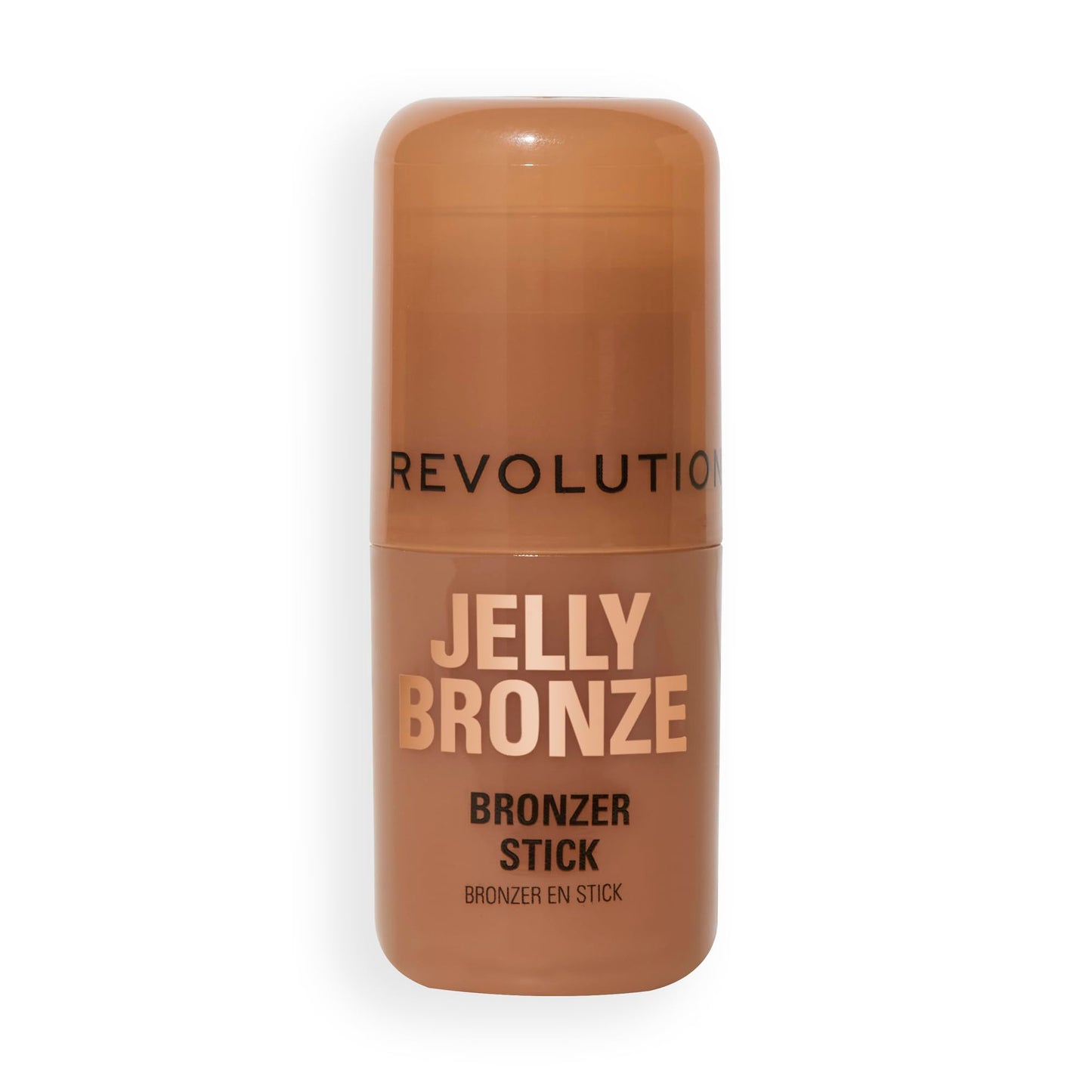 Revolution, Jelly Bronzer Tint Stick, Sheer Liquid Gel Bronzing Makeup for a Sun-Kissed Glow to Cheeks, Vegan & Cruelty-Free, Light Sunkissed, 0.28 oz