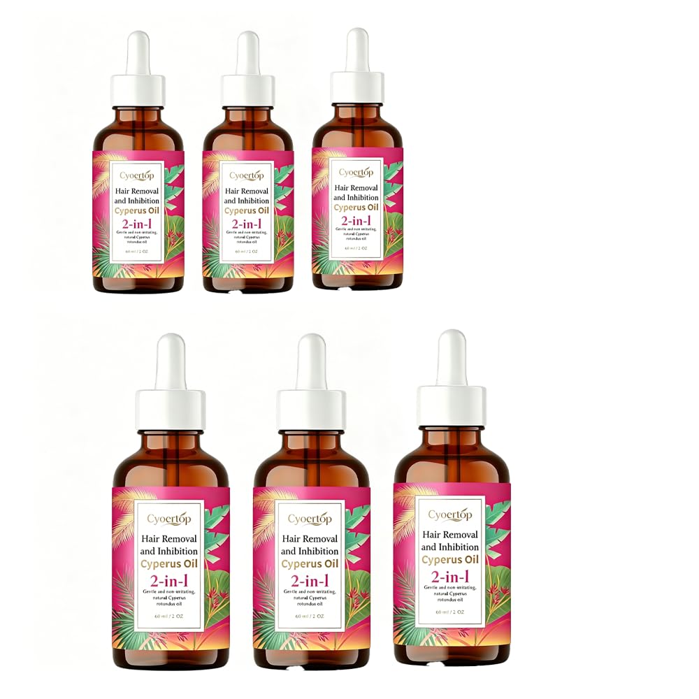 Cypertop Cyperus Rotundus Oil for Hair Removal, 3-in-1 Natural Cypress Rotundus Oil,Combines Hair Removal,25pcs