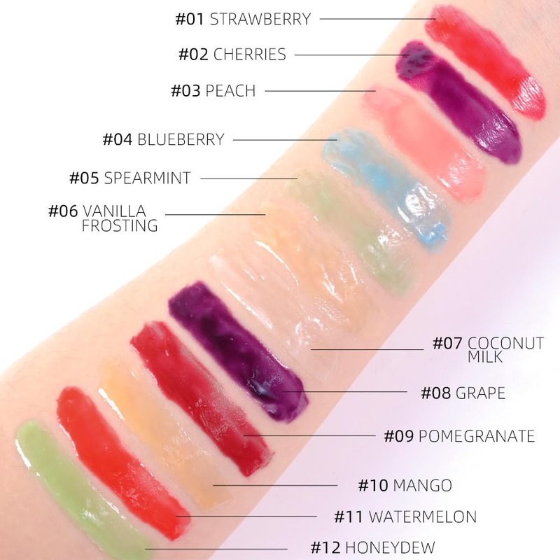 Nourishing Tinted Lip Balm - Hydrating Color & Softening Gloss | 10# Mango for Dry Lips